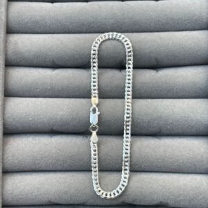 Pulseira de Prata Masculina – 4,5mm modelo elo duplo – Prata 925